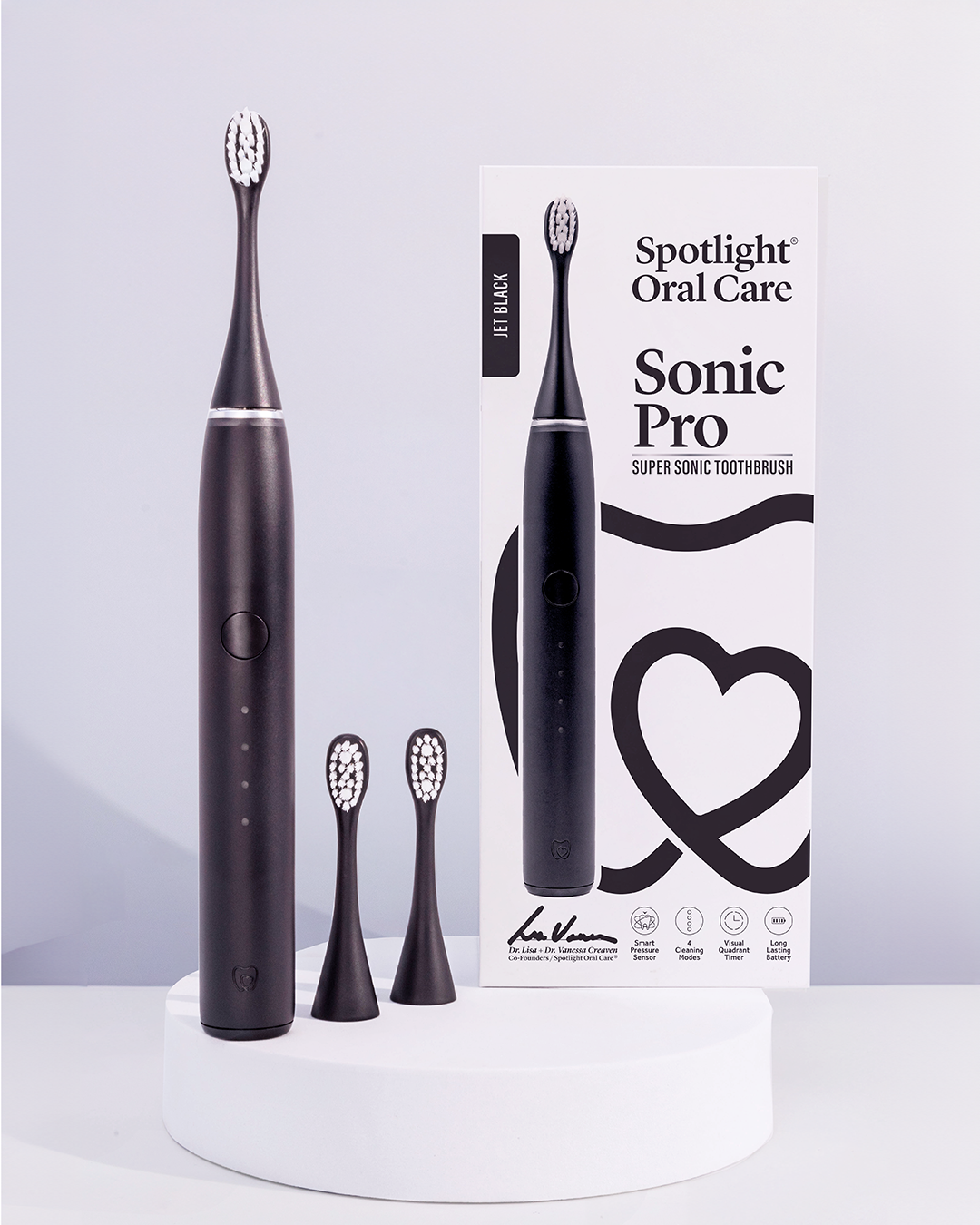 Sonic Pro Electric Toothbrush - Jet Black